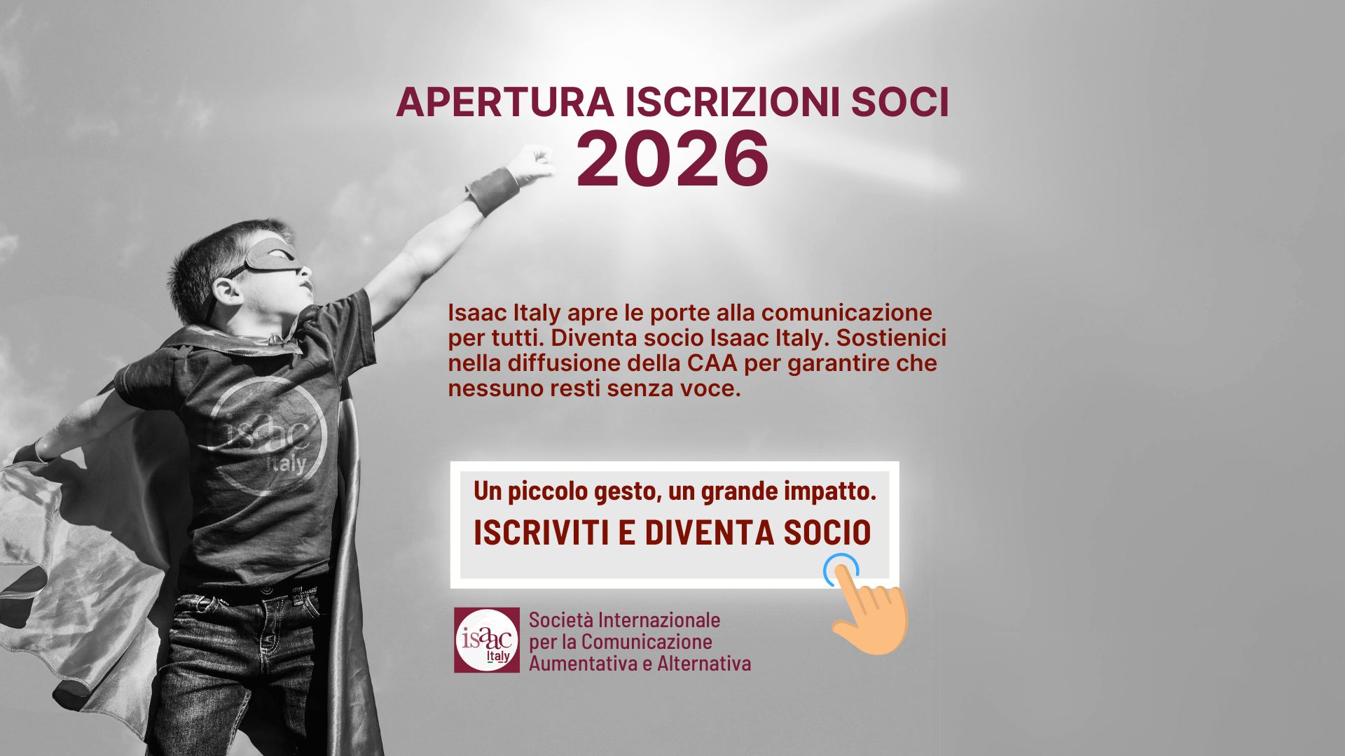 Iscrizioni 2026 Isaac Italy