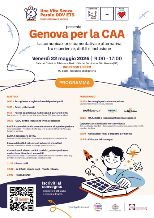 Genova per la CAA: la comunicazione aumentativa e alternativa tra esperienze, diritti e inclusione