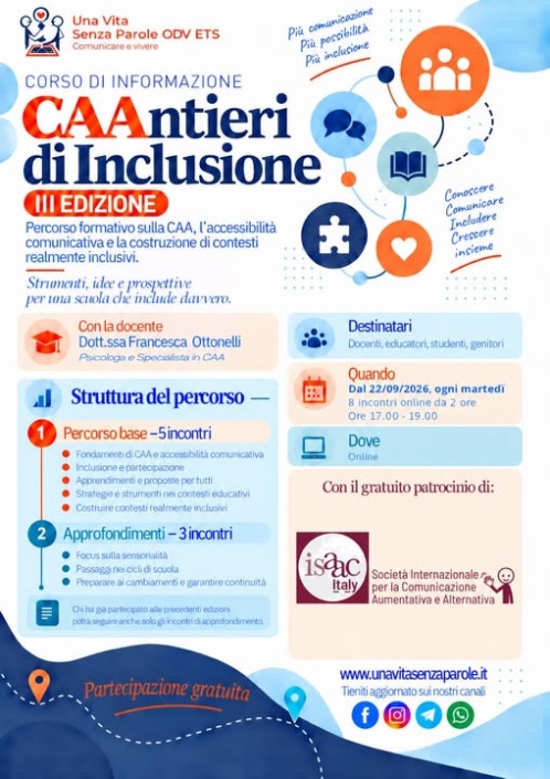 Corso Informativo online – Cantieri di Inclusione III