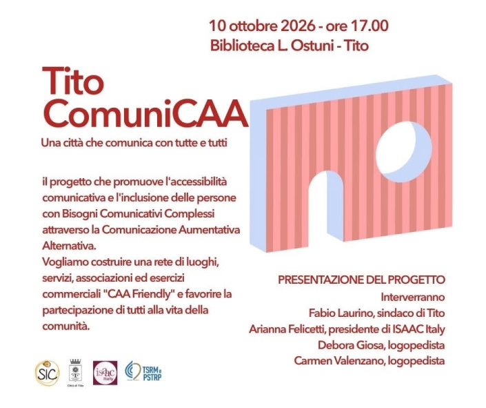 Tito comuniCAA progetto di accessibilità nel Comune di Tito